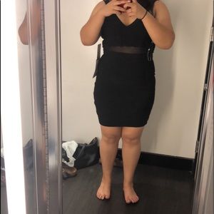 Black cocktail dress